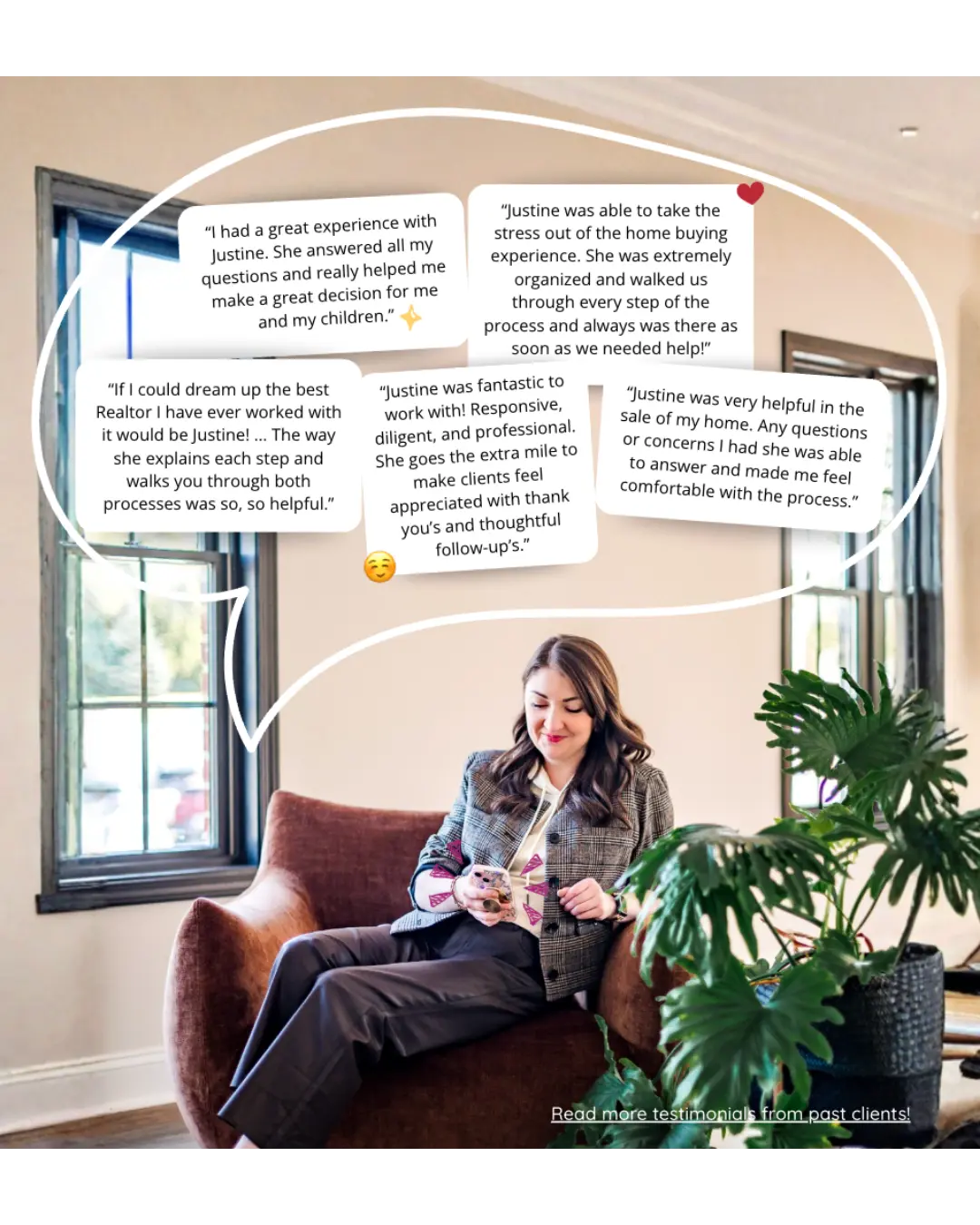 testimonials about justine